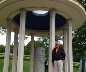 Joel at ABA monument