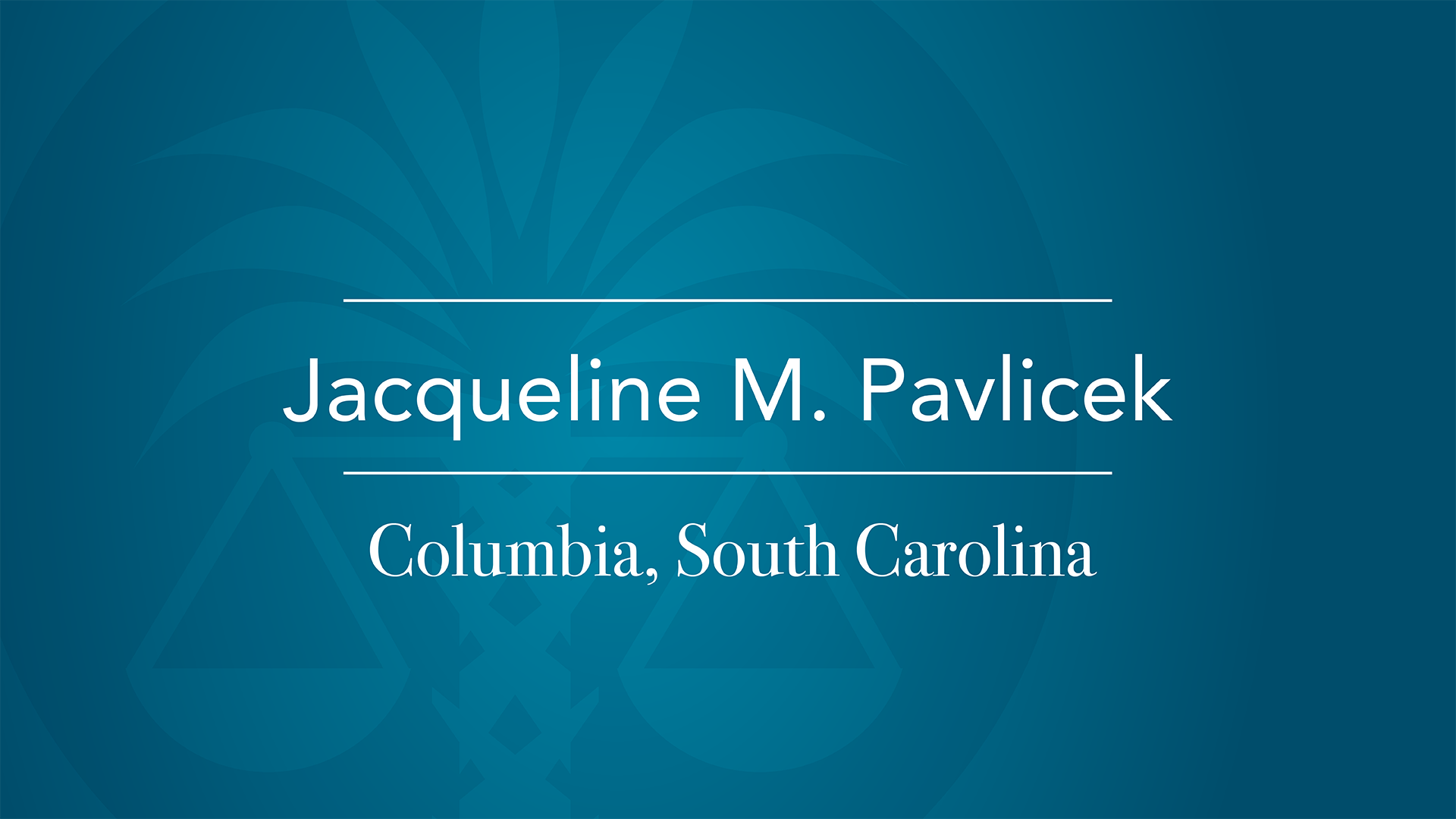 Jacqueline M. Pavlicek
